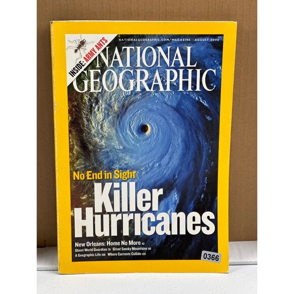 National Geographic August 2006 Issue Killer Hurricanes - Picture 2 of 2
